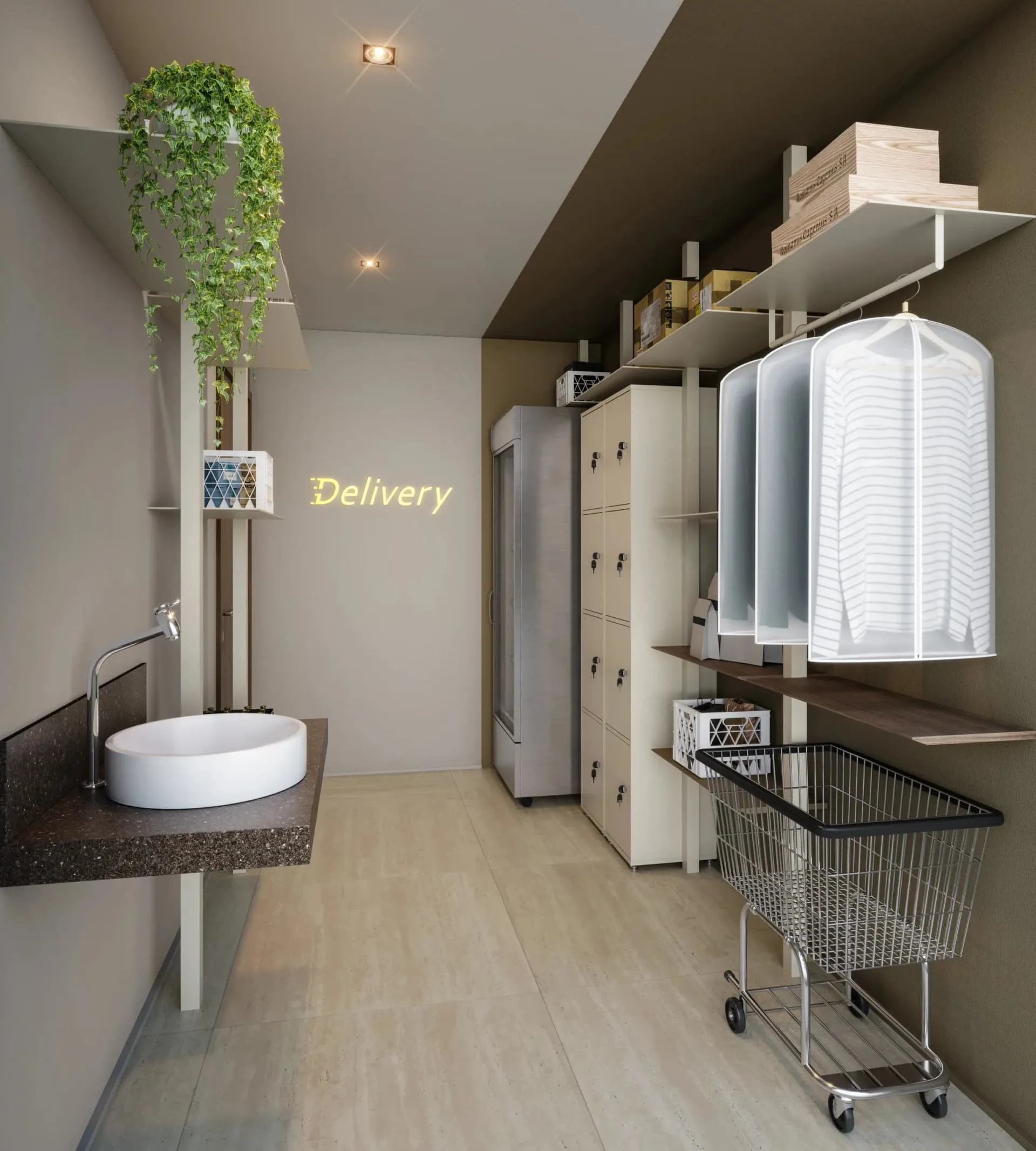 LED Vila Madalena, espaço delivery, curadoria iApartamentos, Vila Madalena