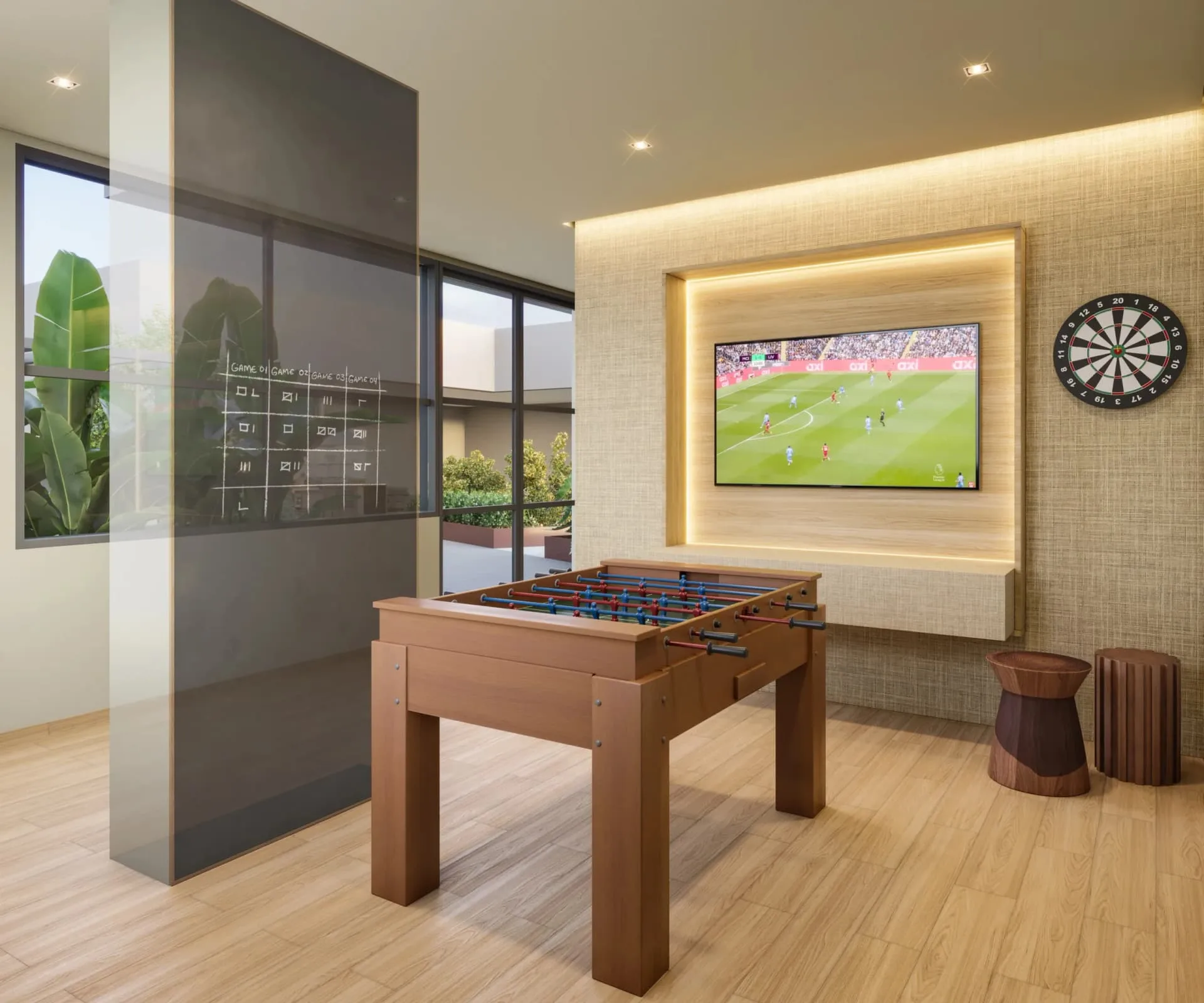 LED Vila Madalena, salão de jogos, curadoria iApartamentos, Vila Madalena