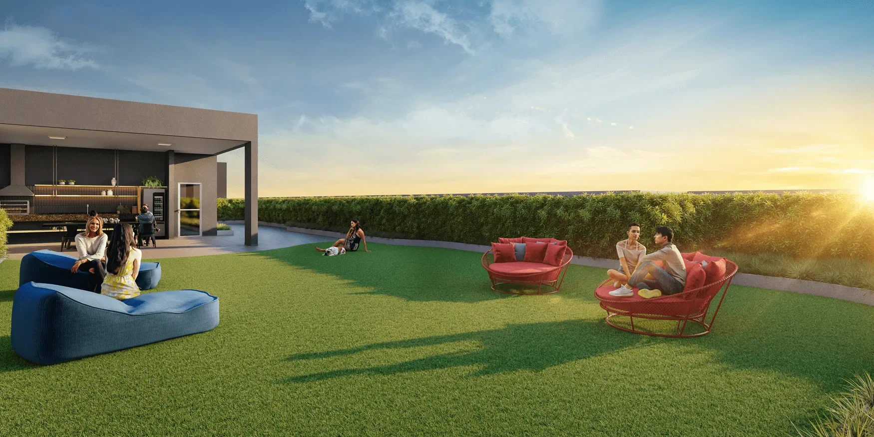 Living Full Berrini, sky garden no rooftop, curadoria iApartamentos, Brooklin