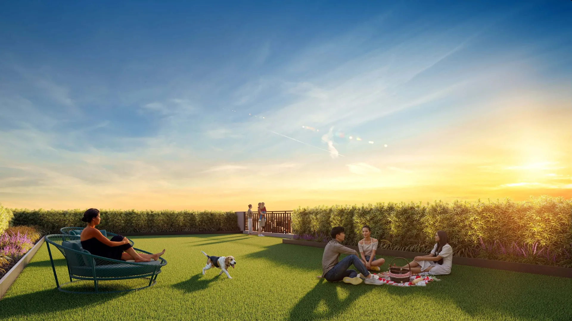 Living Full Estaiada, sky garden com gramado no rooftop, curadoria iApartamentos, Brooklin
