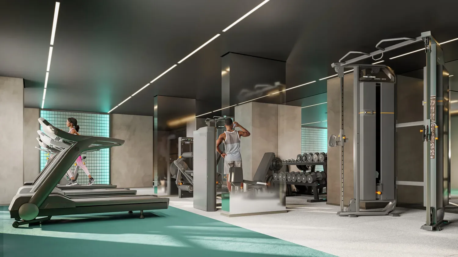 Living Full Pinheiros, fitness equipado, curadoria iApartamentos, Pinheiros