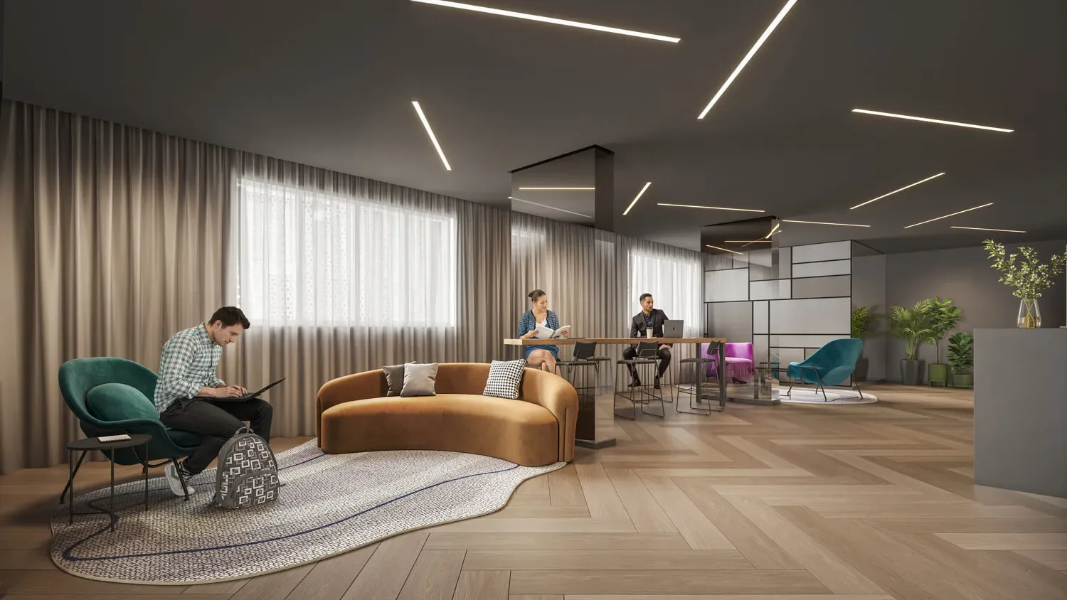 Living Full Pinheiros, coworking, curadoria iApartamentos, Pinheiros