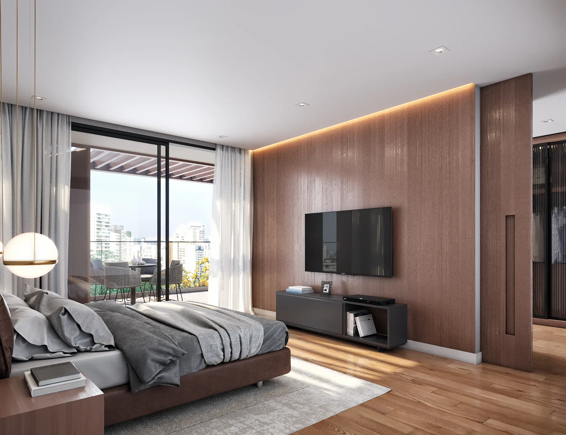 Milano I Alto de Pinheiros, suíte master da casa B, curadoria iApartamentos, Alto de Pinheiros