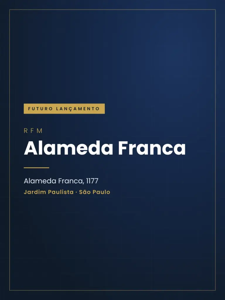 Rfm Alameda Franca, Card Vertical De Futuro Lançamento Com Endereço, Curadoria Iapartamentos, Jardim Paulista