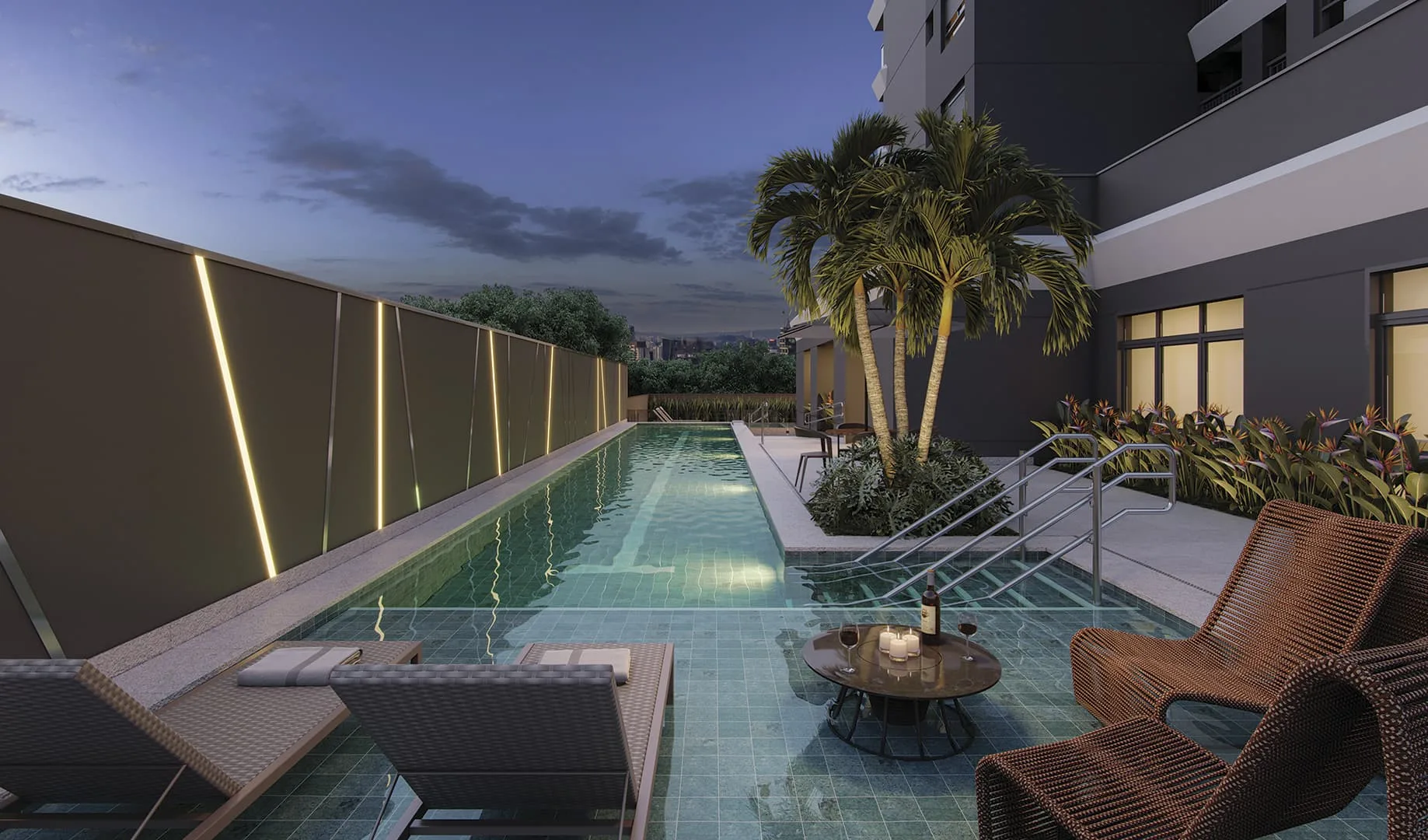 Signature by Ott, piscina adulto de 20 m, curadoria iApartamentos, Aclimação