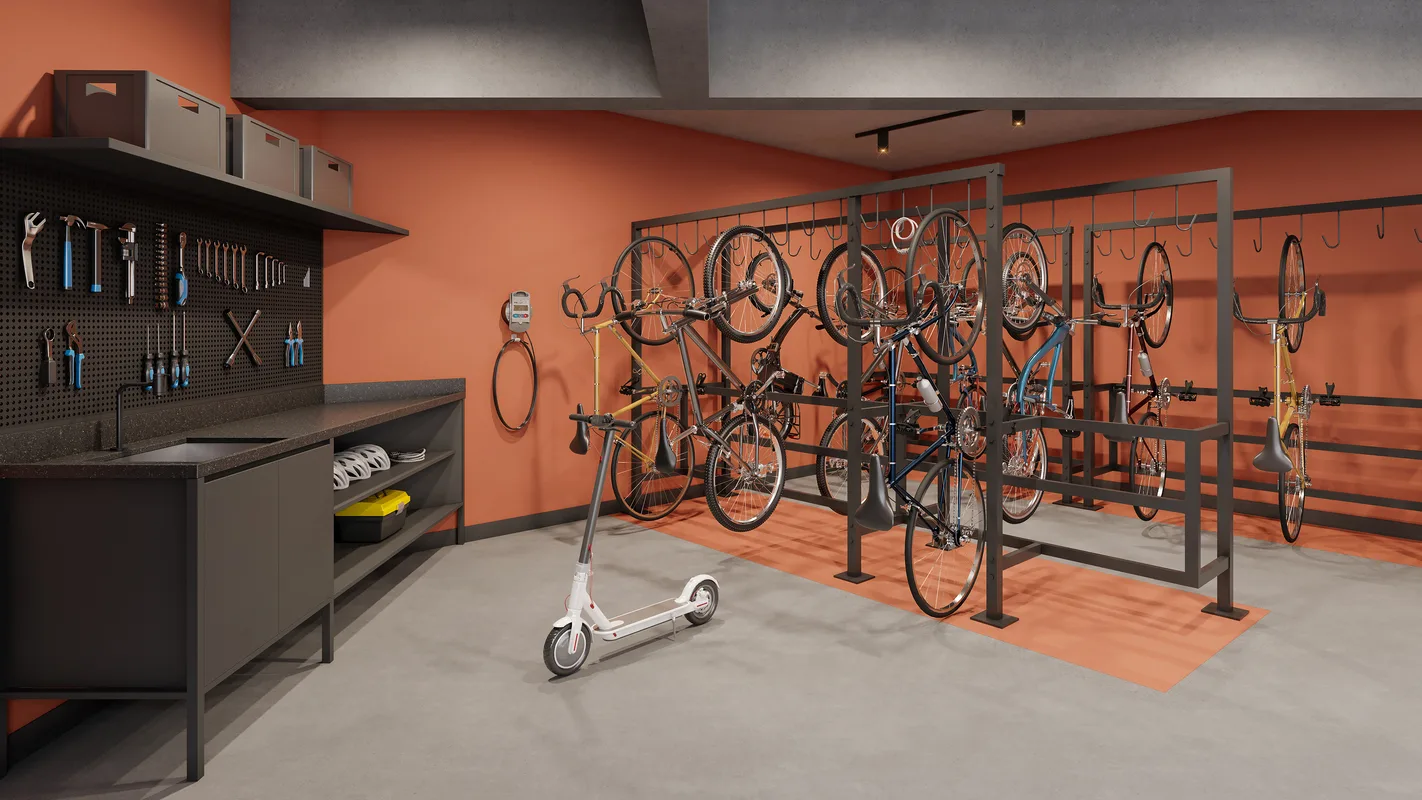 Soneto Casemiro, bicicletário, curadoria iApartamentos, Vila Mariana