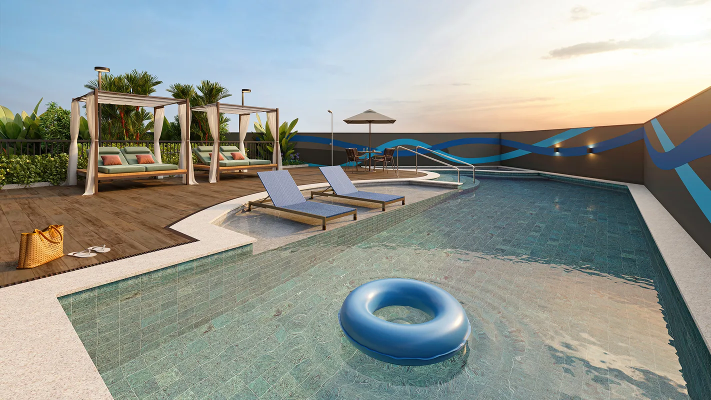 Soneto Casemiro, piscina adulto com deck molhado, curadoria iApartamentos, Vila Mariana