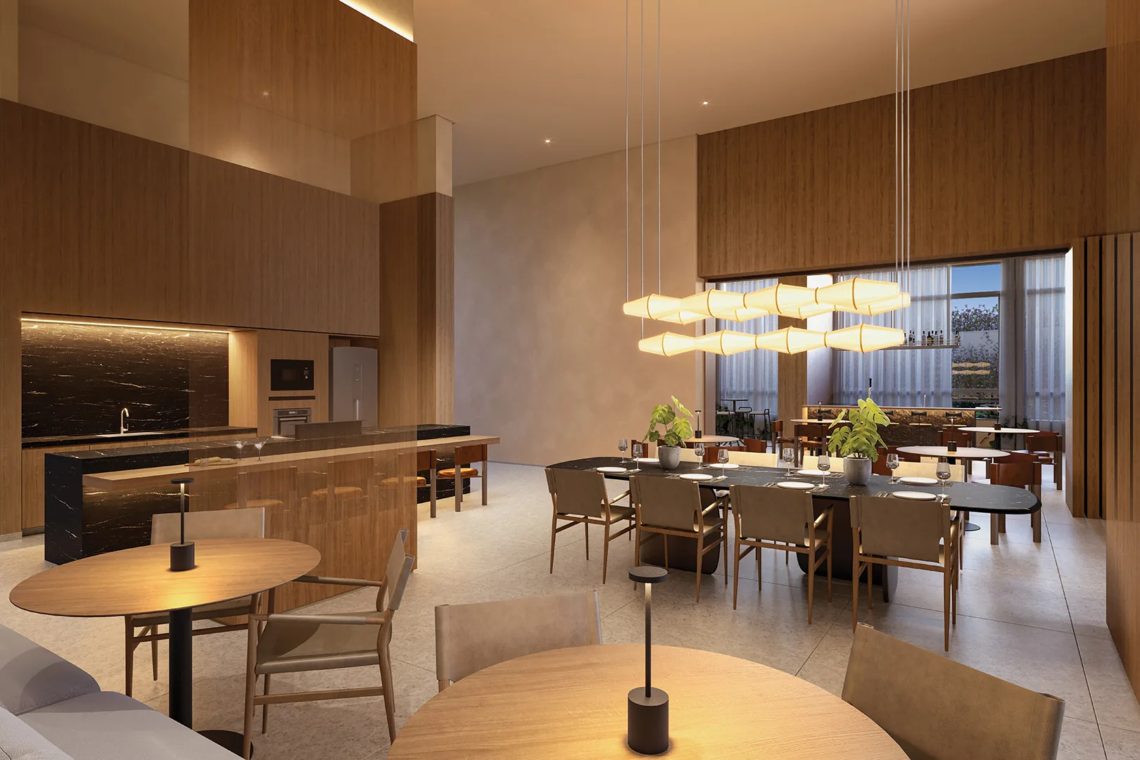Town Residences by Lindenberg, gourmet party no térreo, curadoria iApartamentos, Brooklin