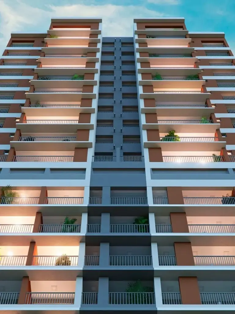 Trinity Vila Clementino Home, Fachada Da Torre Em Vista Vertical, Curadoria Iapartamentos, Vila Clementino