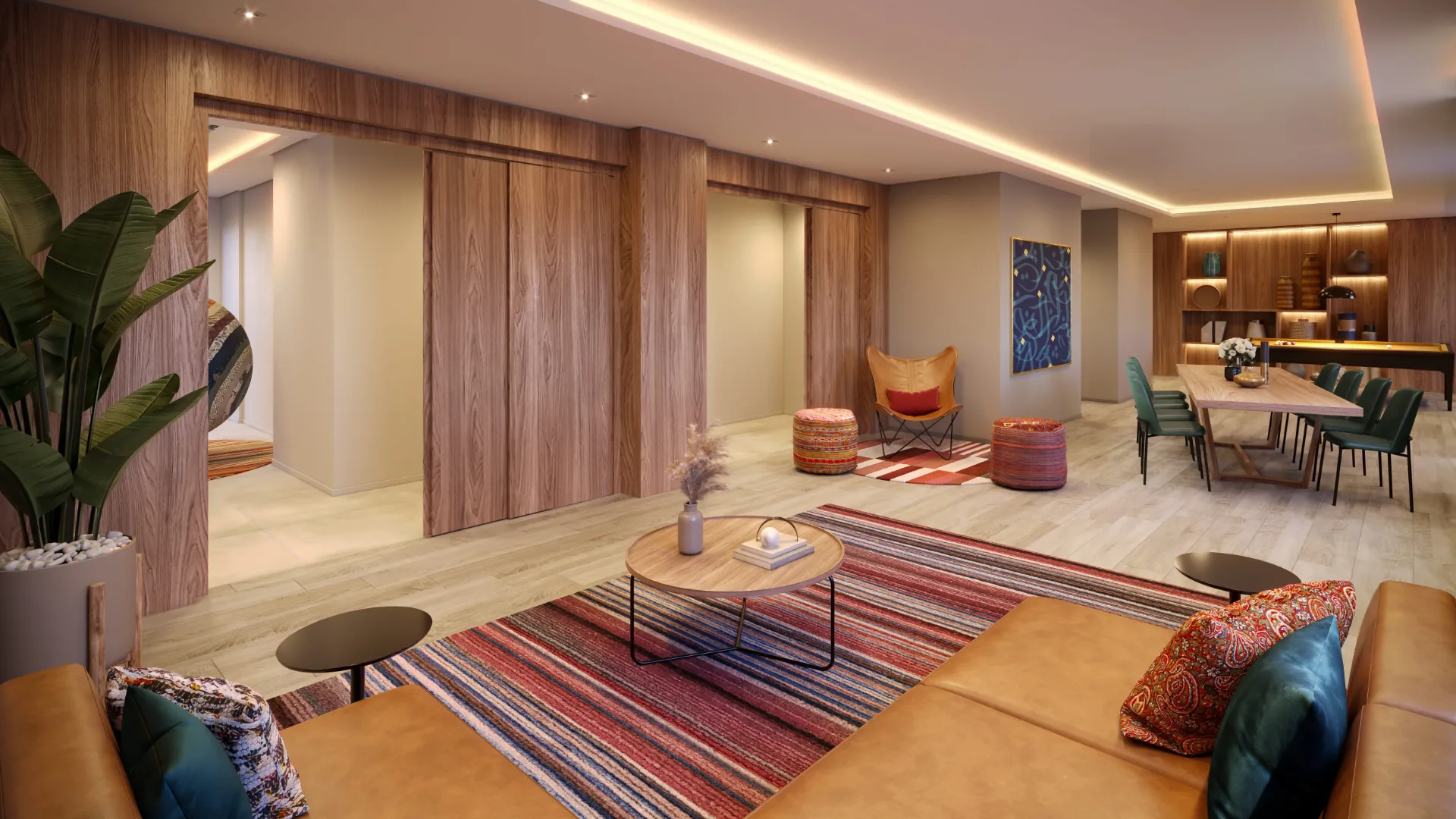 Vinte Cinco Horas By Living, party lounge e coworking, curadoria iApartamentos, Vila Clementino