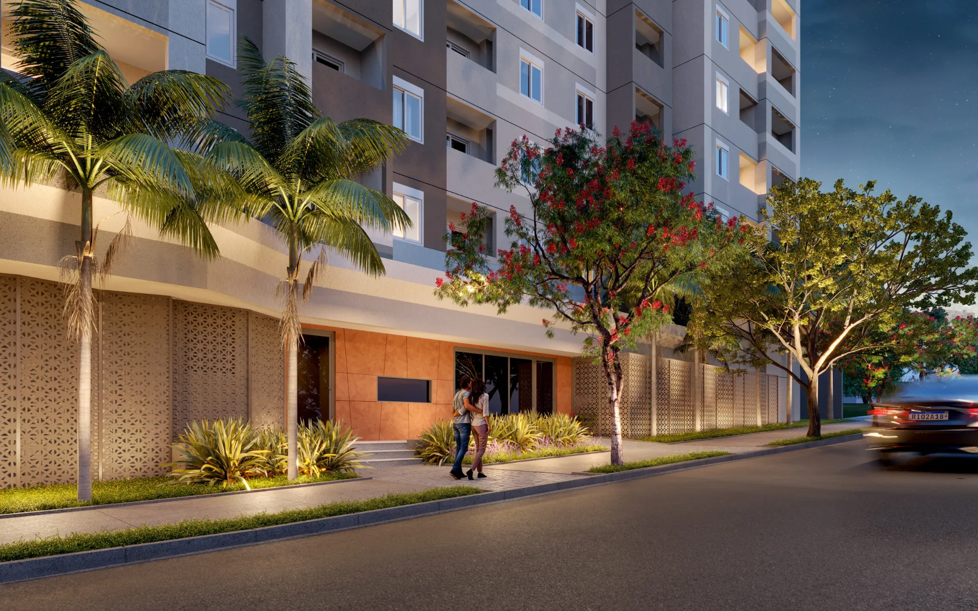 Vinte Cinco Horas By Living, portaria de acesso, curadoria iApartamentos, Vila Clementino
