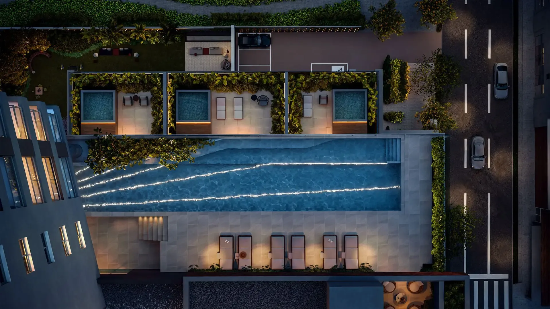 Virtuo Itaim, piscina com raia de 25 m e deck, curadoria iApartamentos, Itaim Bibi