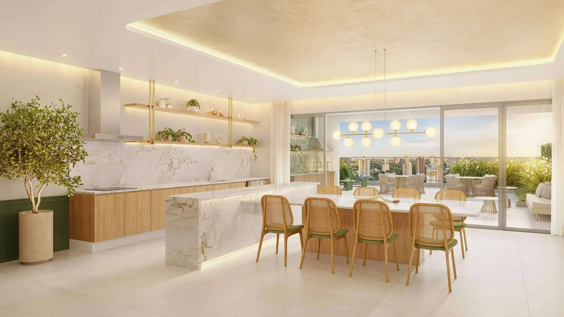 Wellness Chácara Santo Antônio, sky gourmet no rooftop, curadoria iApartamentos, Chácara Santo Antônio