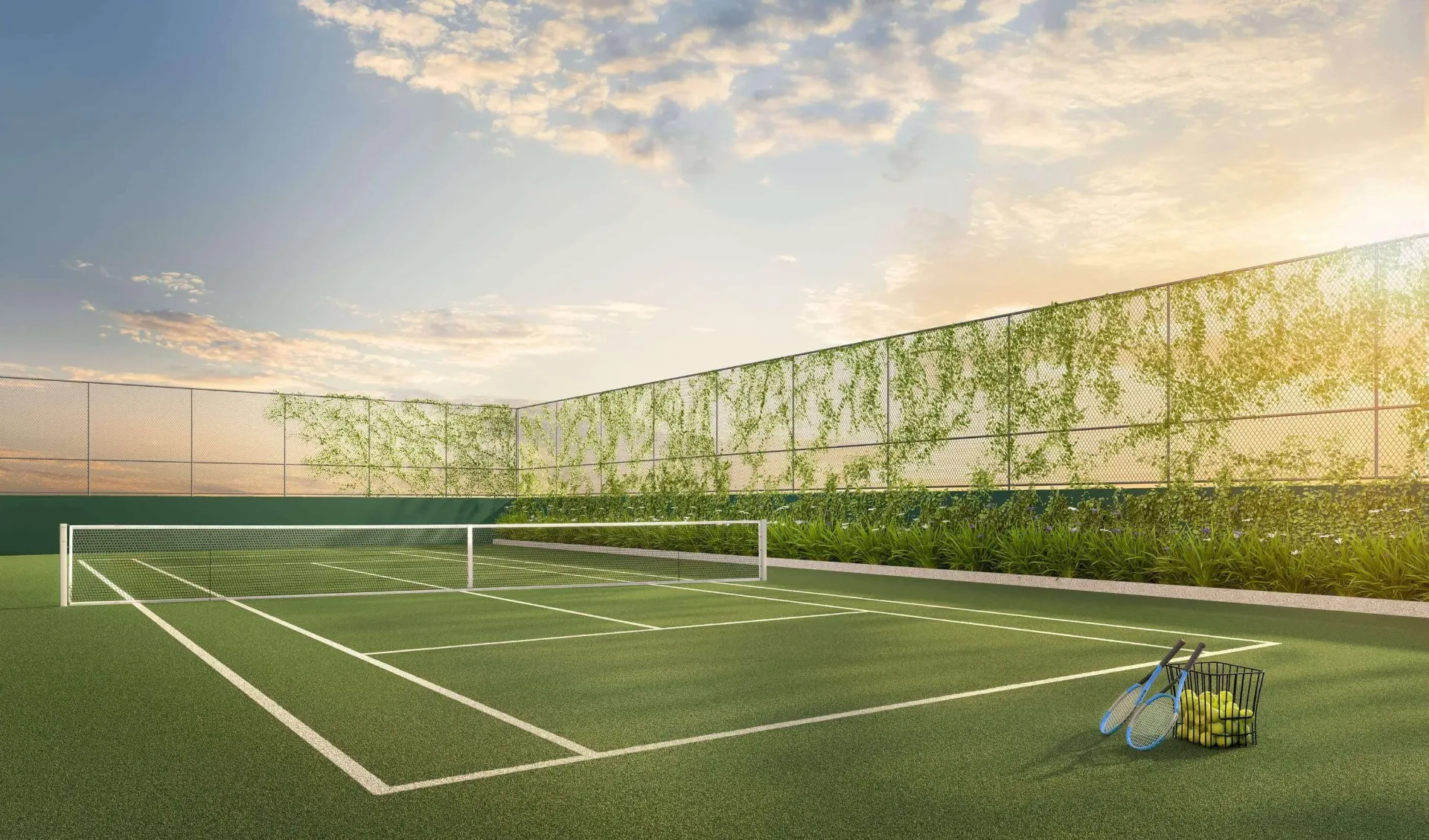 Wellness Chácara Santo Antônio, quadra de tênis, curadoria iApartamentos, Chácara Santo Antônio
